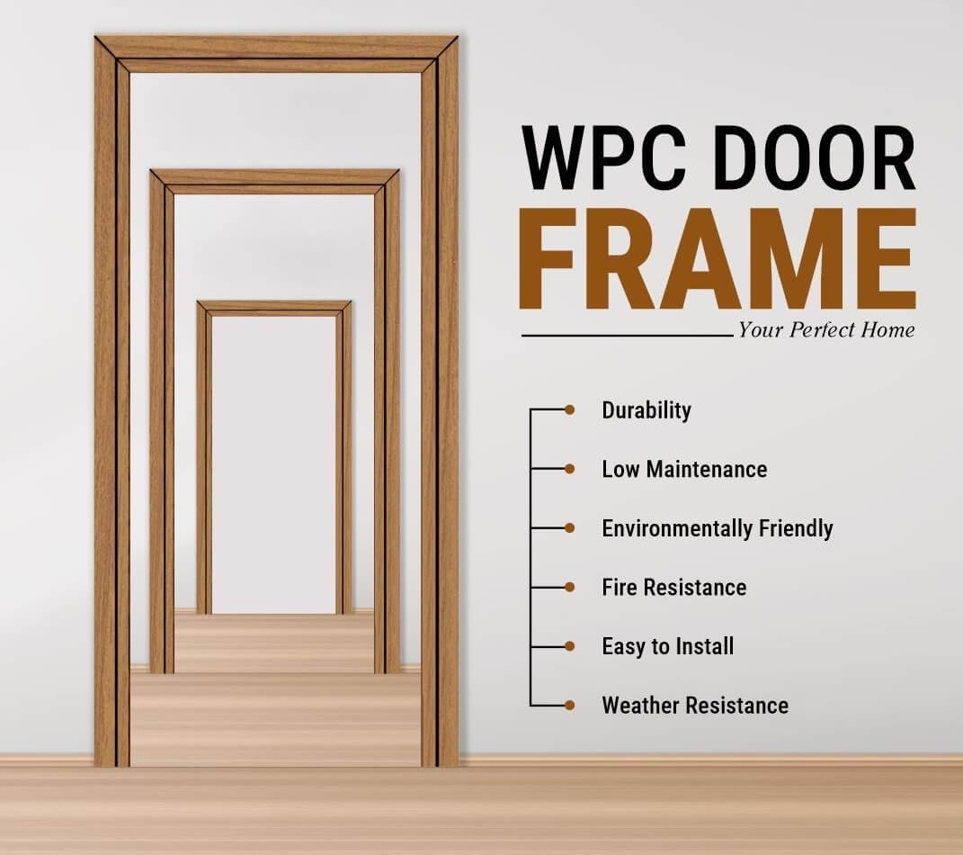 Digital Printed WPC Door 30mm- UW344 | ECOGRAM PVT LTD