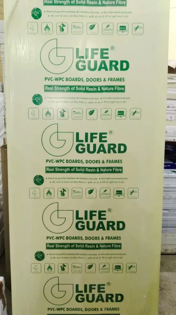 Lifeguard WPC Door- 28mm (White/Ivory)