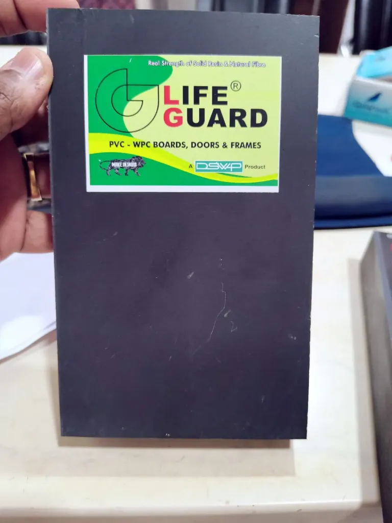 Lifeguard WPC Door- 30mm (Black/Brown)